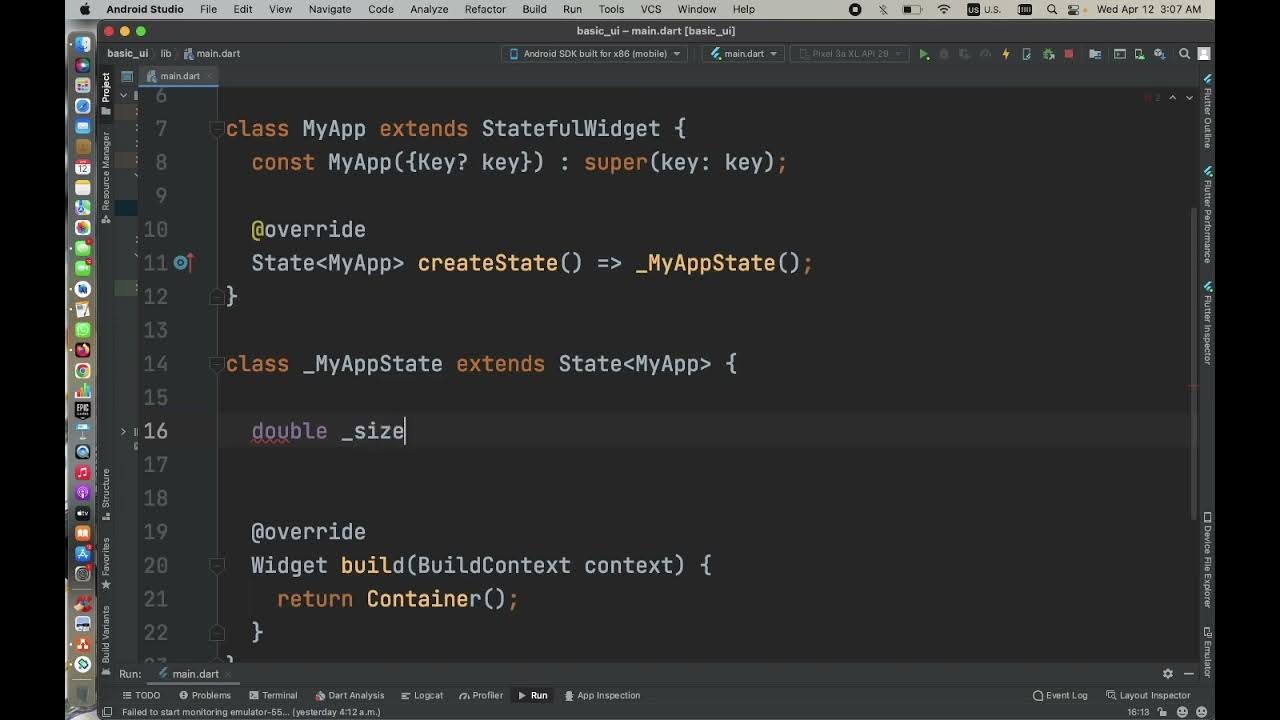 Flutter Stateful Widget part 1 - YouTube