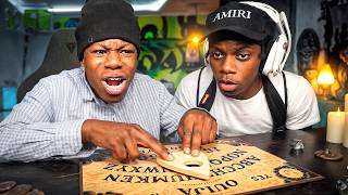 We Tried A REAL OUIJA BOARD In The Clover House.. 😳