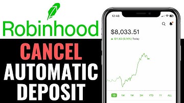 How to Cancel Automatic Deposit on Robinhood 2025 (QUICK & EASY)