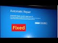 How to Fix Automatic Repair Loop in Windows 10 || Automatic Repair Couldn't Repair your PC [Fixed]