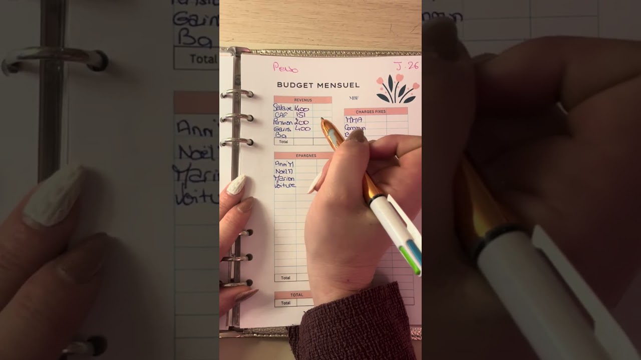 Budget janvier 2026🎉