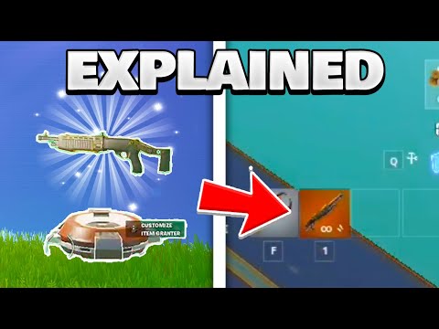 How to work an ITEM GRANTER in Fortnite Creative 2025