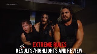 WWE Extreme Rules 2014 Full Show Results/Highlights & Review, The Shield beats Evolution in the MOTN