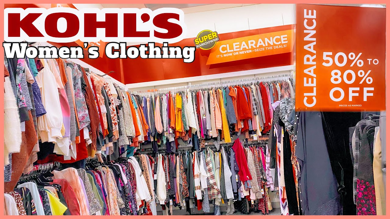 🔥KOHL'S WOMEN'S CLOTHING CLEARANCE FINDS 50-80%OFF‼️SHOP WITH ME STORE  WALKTHROUGH 2021💜 