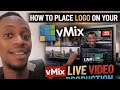 How to add logo to Vmix studio production.