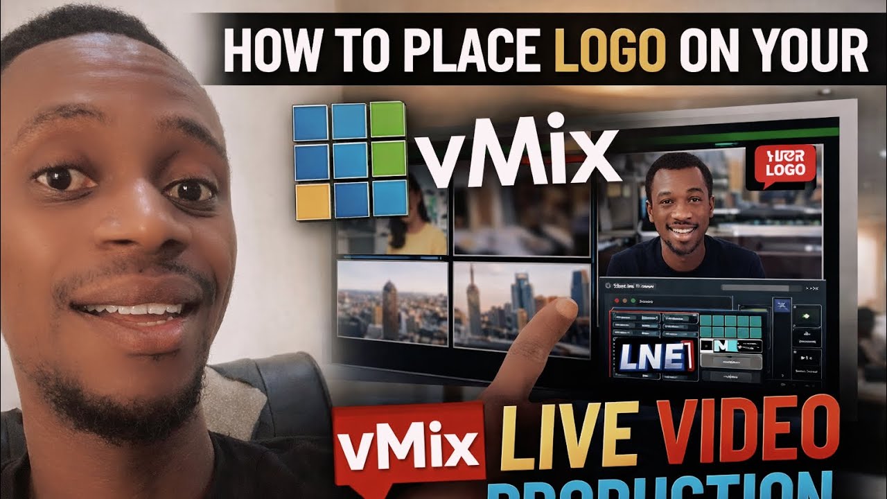 How to add logo to Vmix studio production. - YouTube