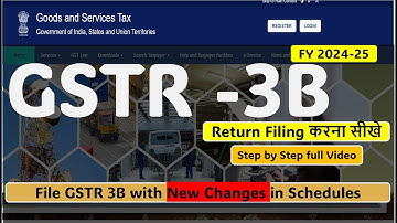 GSTR 3B Return Filing | GST 3B Return Kaise Bhare | File 3B in GST Portal| How to File GSTR 3B