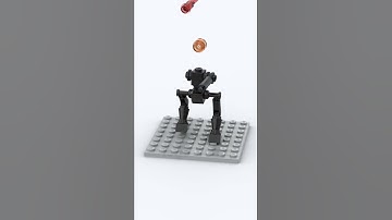 LEGO MOC Mech: Micro Villain Mech Building Animation #shorts #legomoc #legomech