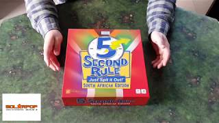 5 Second Rule - South African Edition Unboxing