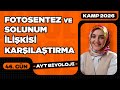 46) Fotosentez ve Solunum İlişkisi - Karşılaştırma | 12. Sınıf Biyoloji, AYT Biyoloji Kamp 46. Video