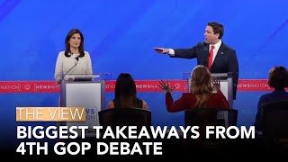 Biggest Takeaways From 4th GOP Debate | The View