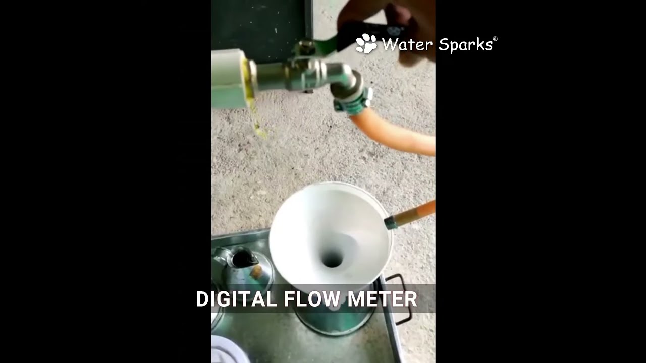 Digital Flow Meter Water Sparks