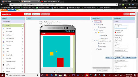 Making a "Mario" mini game in 30 minutes App inventor remake Part 01
