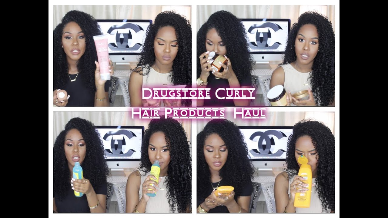 Huge Drugstore Curly Hair Products  Haul