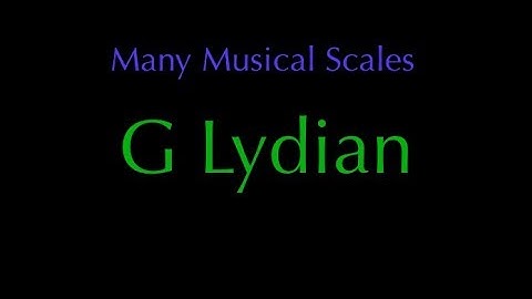 G Lydian