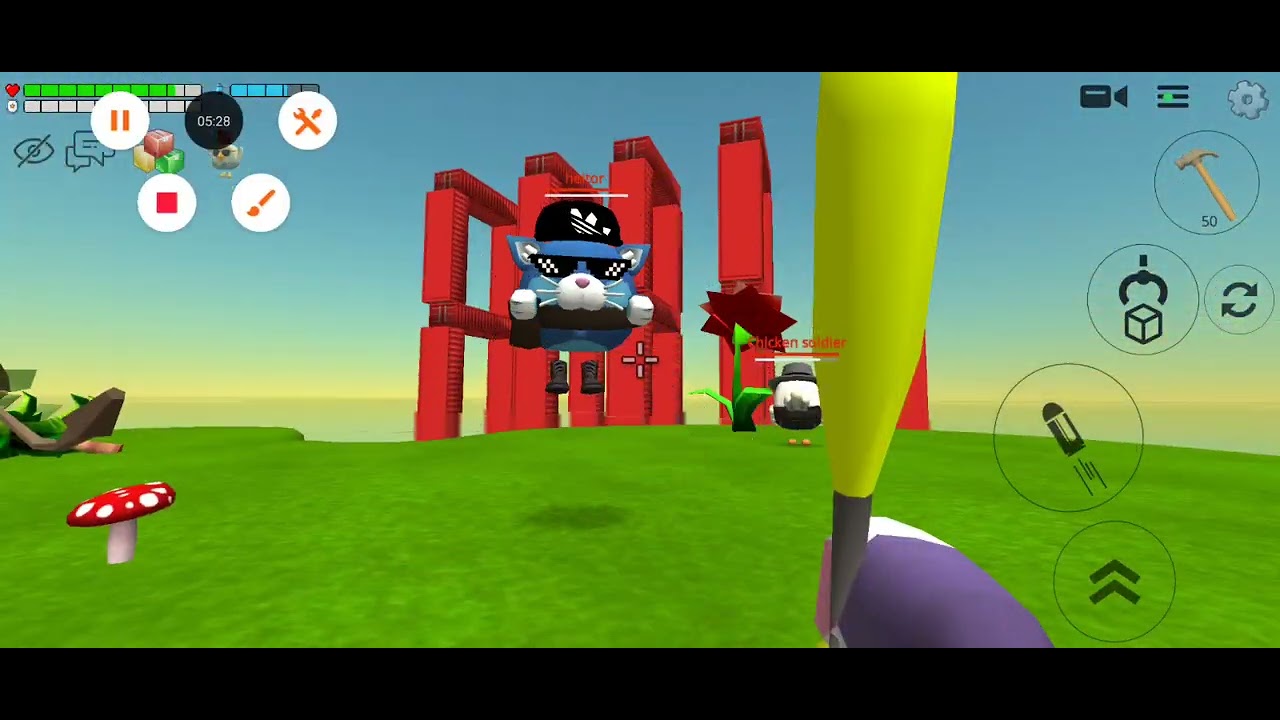 Ficamos presos numa ilha por muito tempo no chicken gun