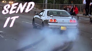 Tuner Cars Leaving a Car Show - July 2018 Tuner Cars Leaving a Car Show - July 2018