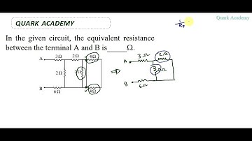 JEE Main 2023 solutions in English | In the given circuit, the equivalent resistance between the