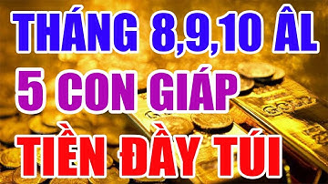 5 Con Giáp Đổi Đời Nhanh Chóng, Trúng Số Liên Tiếp 3 Lần Trong Tháng 8,9,10 Âm Lịch | Tử Vi Tâm Linh