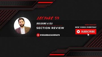 59. Building a CLI | Section Review | Node.JS | Learn with Shahbaz Ashraf #nodejs