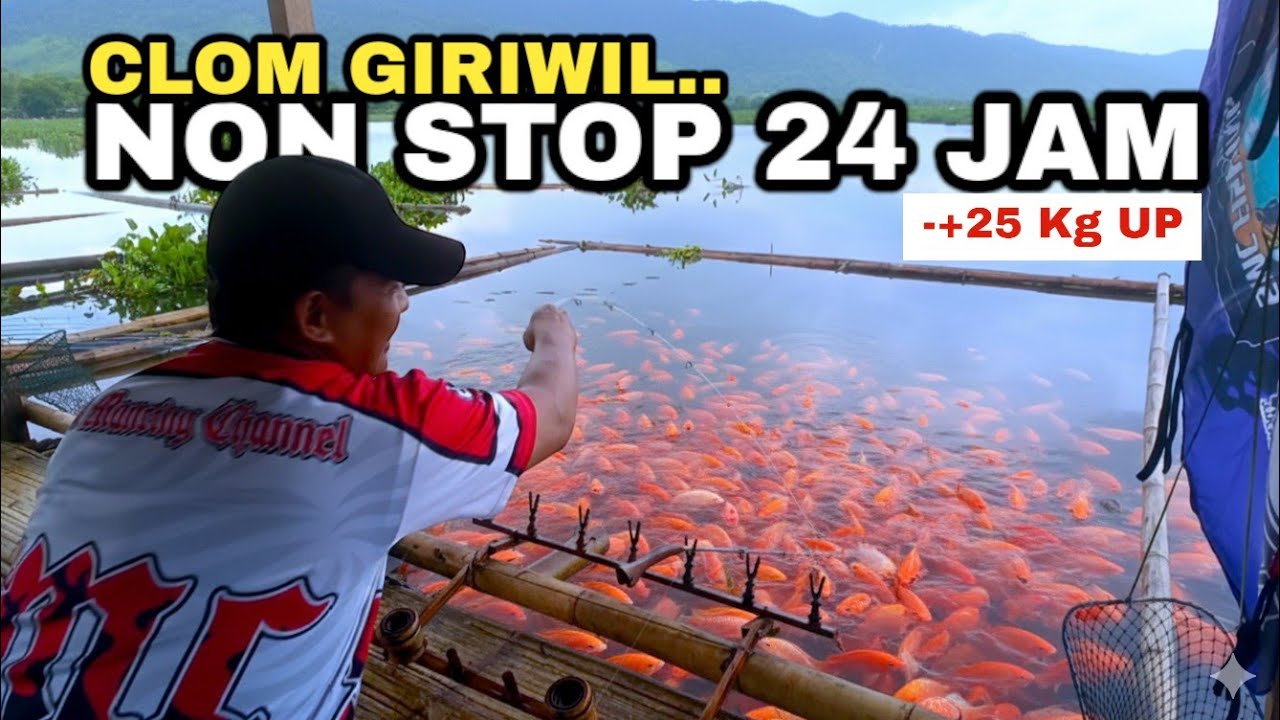 REKOR !! SERANGAN SORE MALAM PAGI SIANG SAMPAI MAU PULANG DI SERANG EDIAAANNNNN MANCING CLOM GIRIWIL