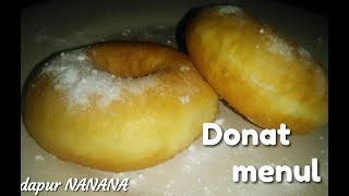 Resep donat empuk dan menul//cara cepat membentuk donat//ide jualan