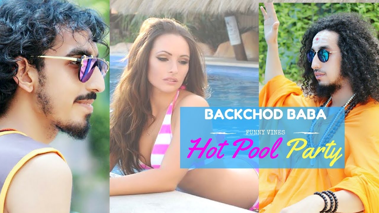 Bakchod Baba Ki Pool Party | Funny Indian Vine Delhi 2020 | Shiv Khanna