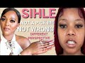 Sihle was not wrong she is not a pick me her only crime was giving a different perspective