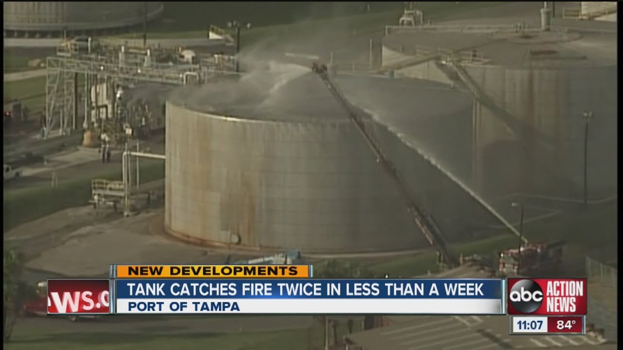 Crews contain Port of Tampa fire again