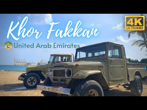 Khor Fakkan City & Khorfakkan Beach UAE 4k