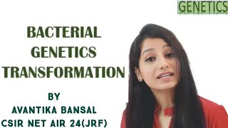Bacterial Transformation & Gene Mapping using Transformation-  Genetics|CSIR NET|Previous year quest