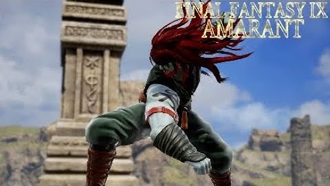 SOULCALIBUR 6 FINAL FANTASY 9 AMARANT CHARACTER CREATION!