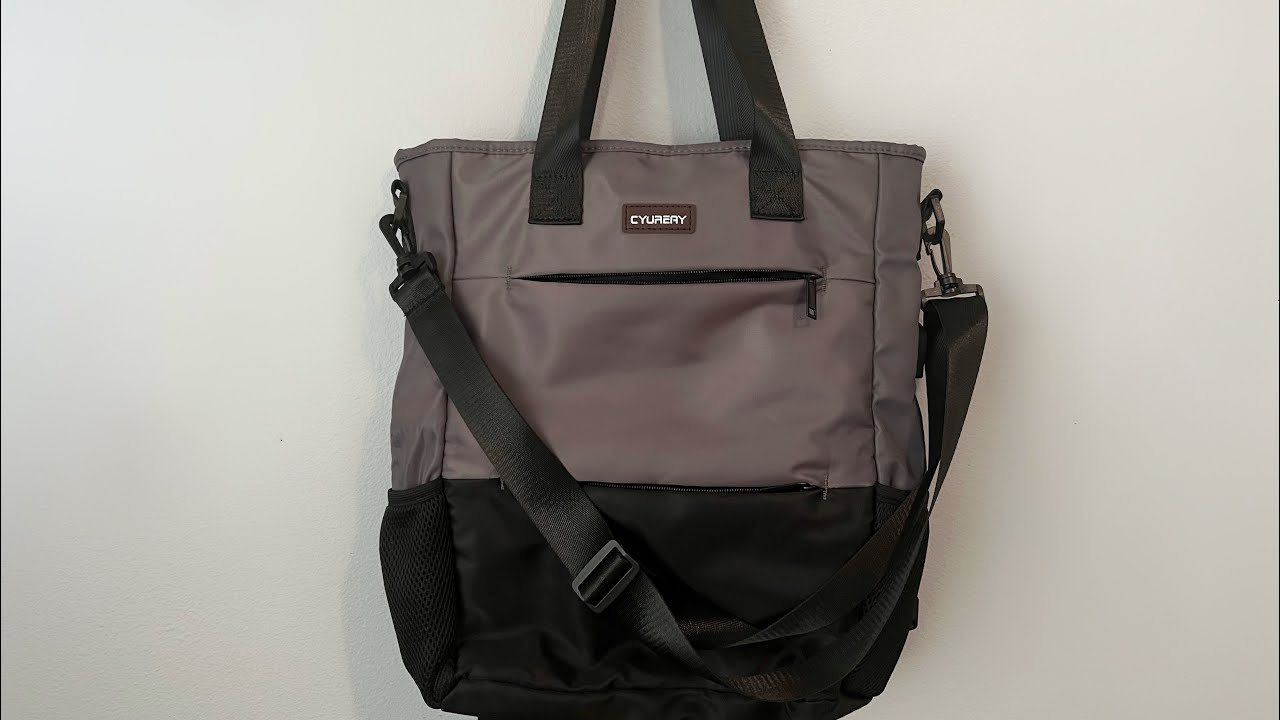CYUREAY Women\'s Convertible Daypack Laptop/Computer Backpack, Grey- NEW CYUREAY Women main image 2