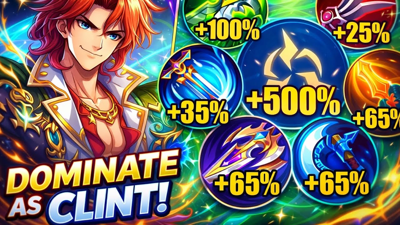 MOONTON BROKE CLINT AGAIN 😭🔥 (BEST BUILD + EMBLEM) CLINT BEST BUILD AND EMBLEM 2025