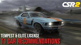 CSR2 | T1 car recommendation for Tempest & Elite License