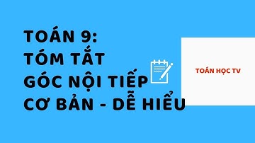 Toán 9 - Tóm tắt Góc nội tiếp và tính chất Góc nội tiếp