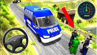 Off Road Police Van Driving Police Bus Simulator 2021 Android Gameplay screenshot 5