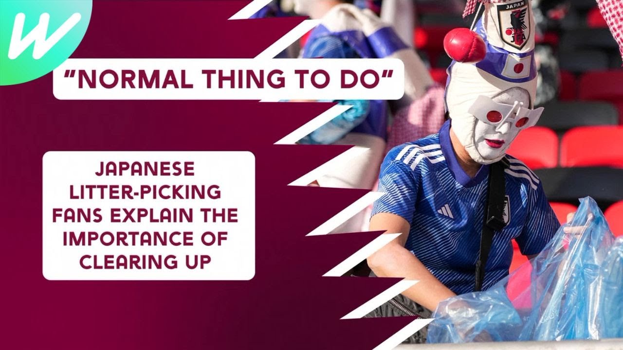Japanese litterpicking fans explain the importance of clearing up