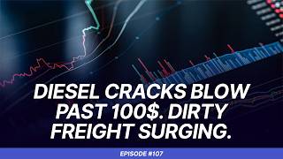 Episode 107 Diesel cracks blow past 100 Dirty freight surging