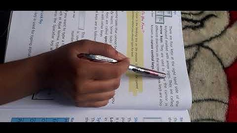 Computer, class-3( chapter-3, More about the keyboard ,part-1)