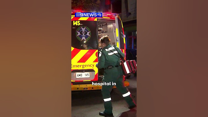 Three men hospitalised after CBD stabbing | 9 News Australia