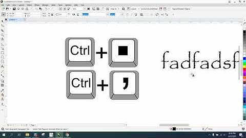 Corel Draw Tips & Tricks Font Typing Problem fix