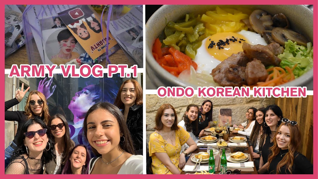 Preparing Jimin's Day in Portugal, Ondo Korean Kitchen and ARMY Vlog | PT. 01