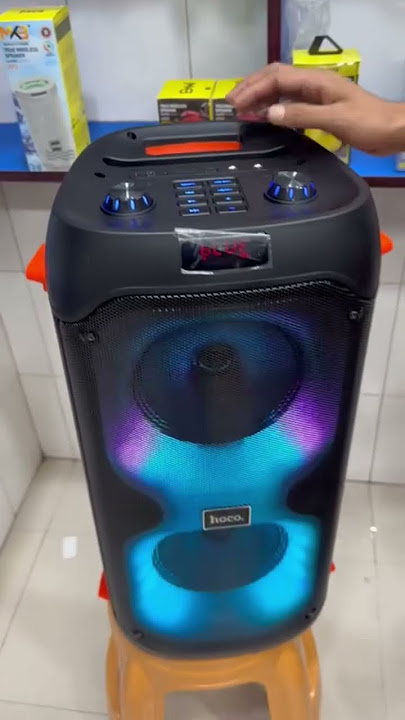 hoco big speaker | rgb lighting