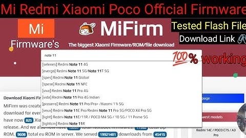 How To Download Mi flash File | Official Firmware Tested File | How To Download Xiaomi Flash File