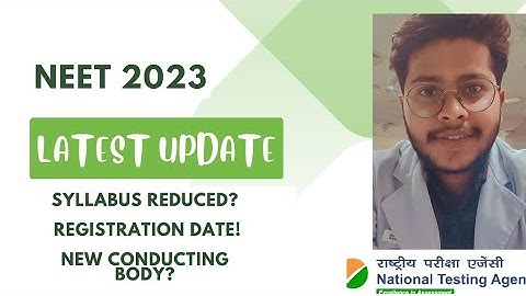 Shocking news:NTA↔️ NMC ,Who will conduct neet? Registration form? Syllabus reduced? #neet2023 #neet