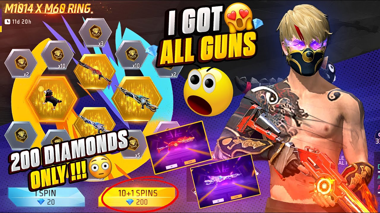 NEW M1014 x M60 RING EVENT 😱😭M1014 RING EVENT FREE FIRE NEW EVENT TAMIL #ffkprasanth #fftamil