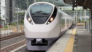 E657系(カツK14編成) 特急ひたち10号 品川行 湯本駅入線シーン