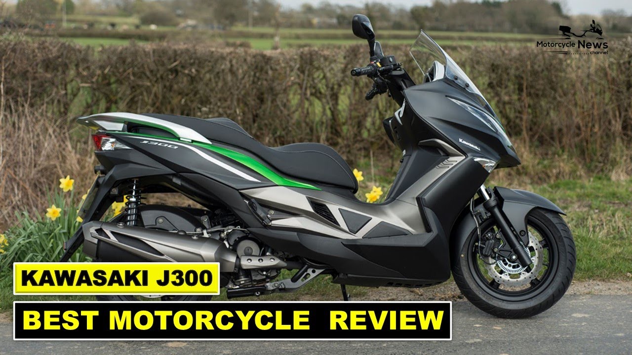 KAWASAKI J300 BEST MOTORCYCLE REVIEW Great Highly capable commuter scooter  2014 on - YouTube