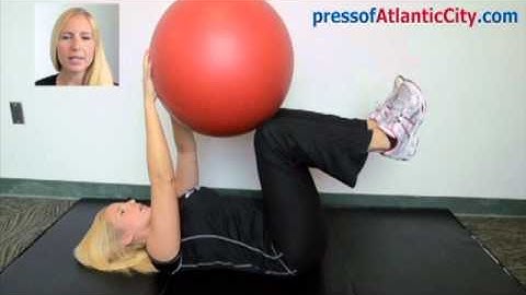Your Workout: Stability Ball Dead Bug